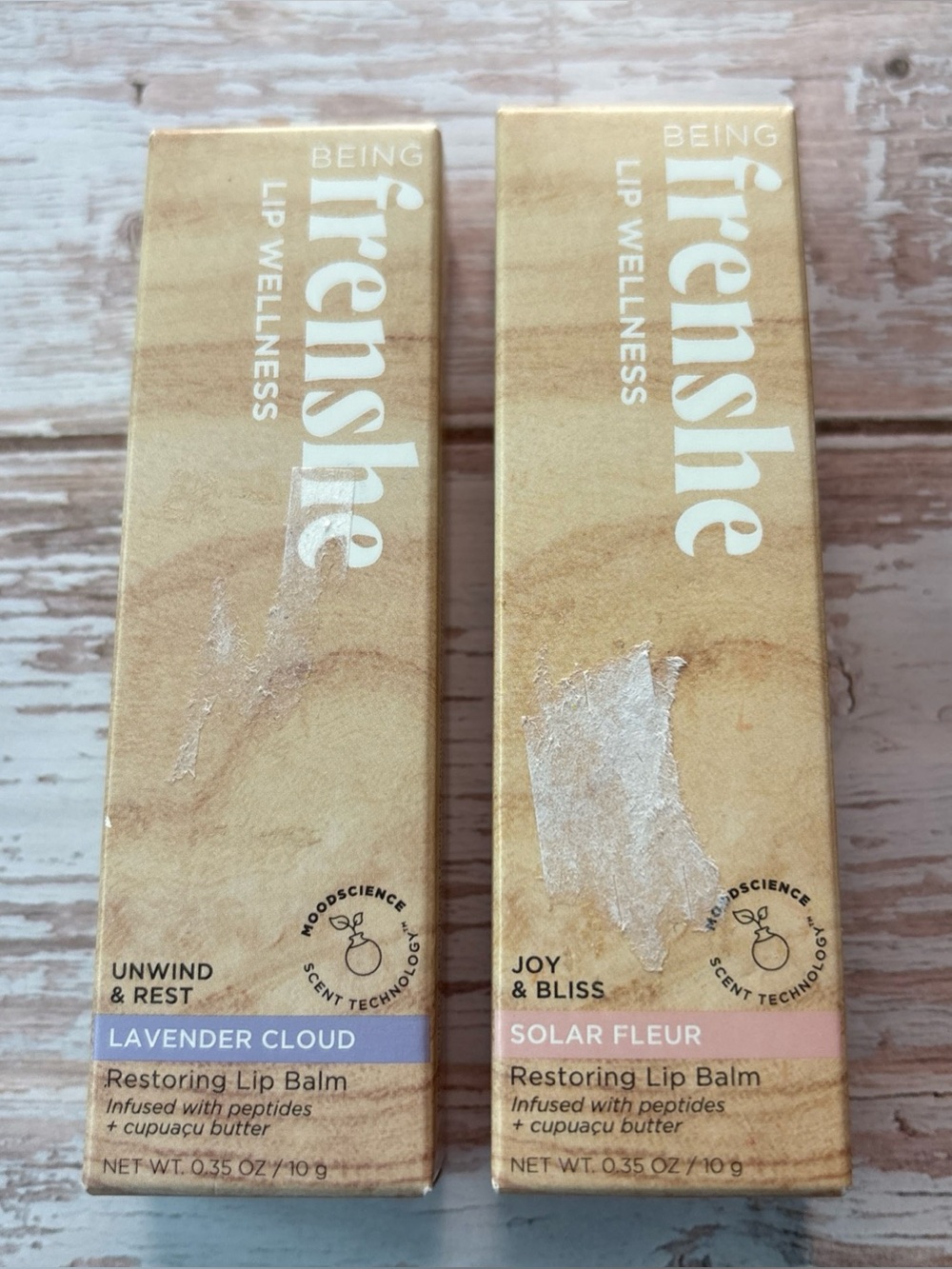 Being Frenshe Restoring Lip Balm — Lavender Cloud & Solar Fleur